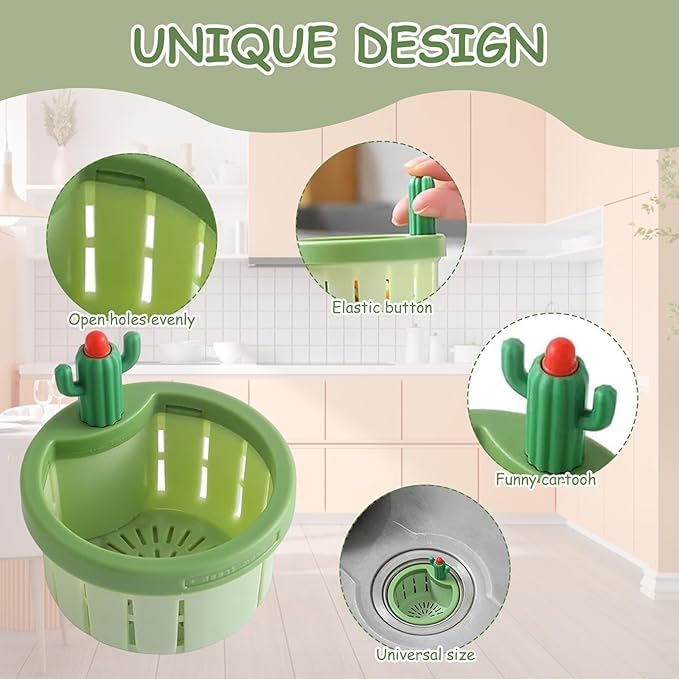 Cactus Sink Strainer – The Cutest Way to Keep Your Kitchen Clean!