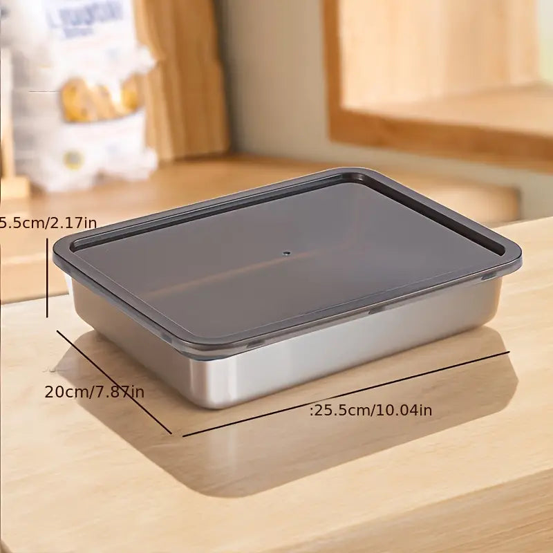 Stainless Steel Container - 3pcs